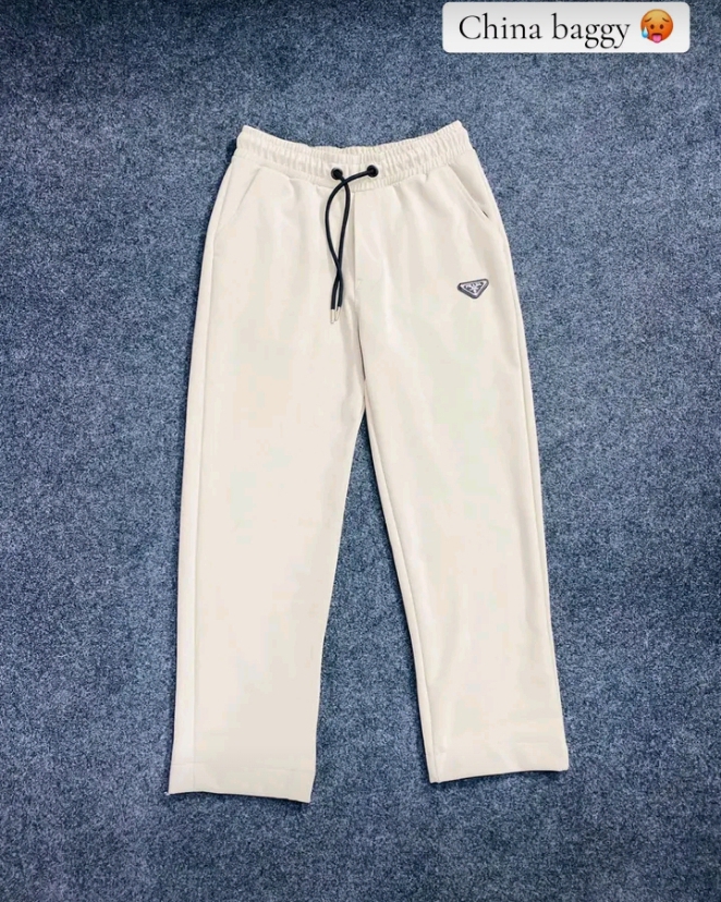 Cotton baggy trouser