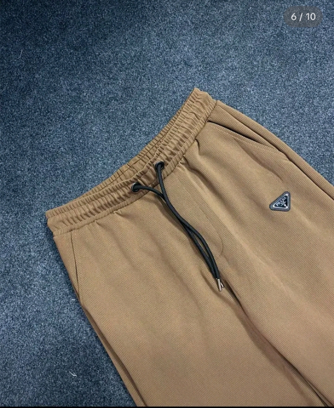 Cotton baggy trouser